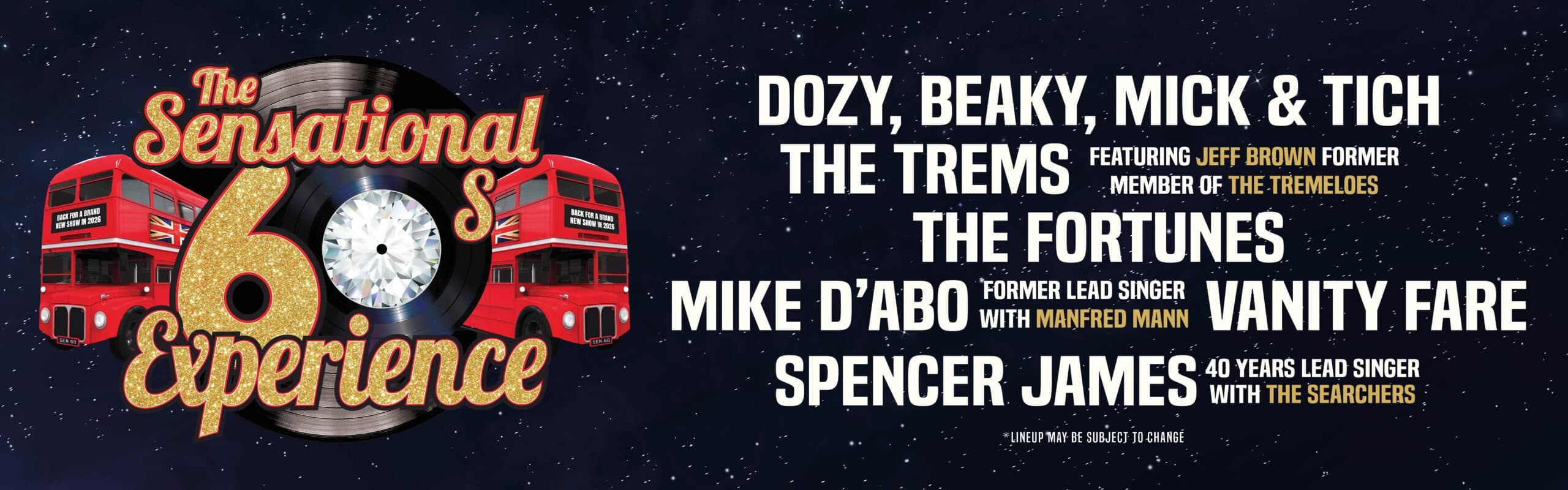 The Sensational 60s Experience