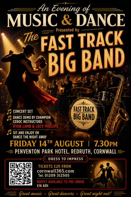 The Fast Track Big Band: Summer Concert and Dance