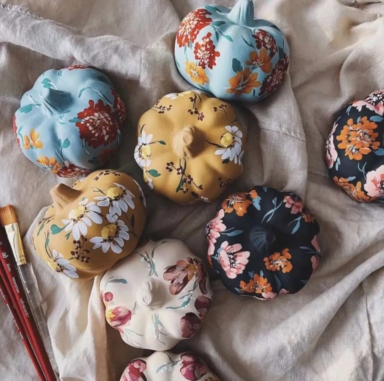 Ceramic Pumpkin Decorating