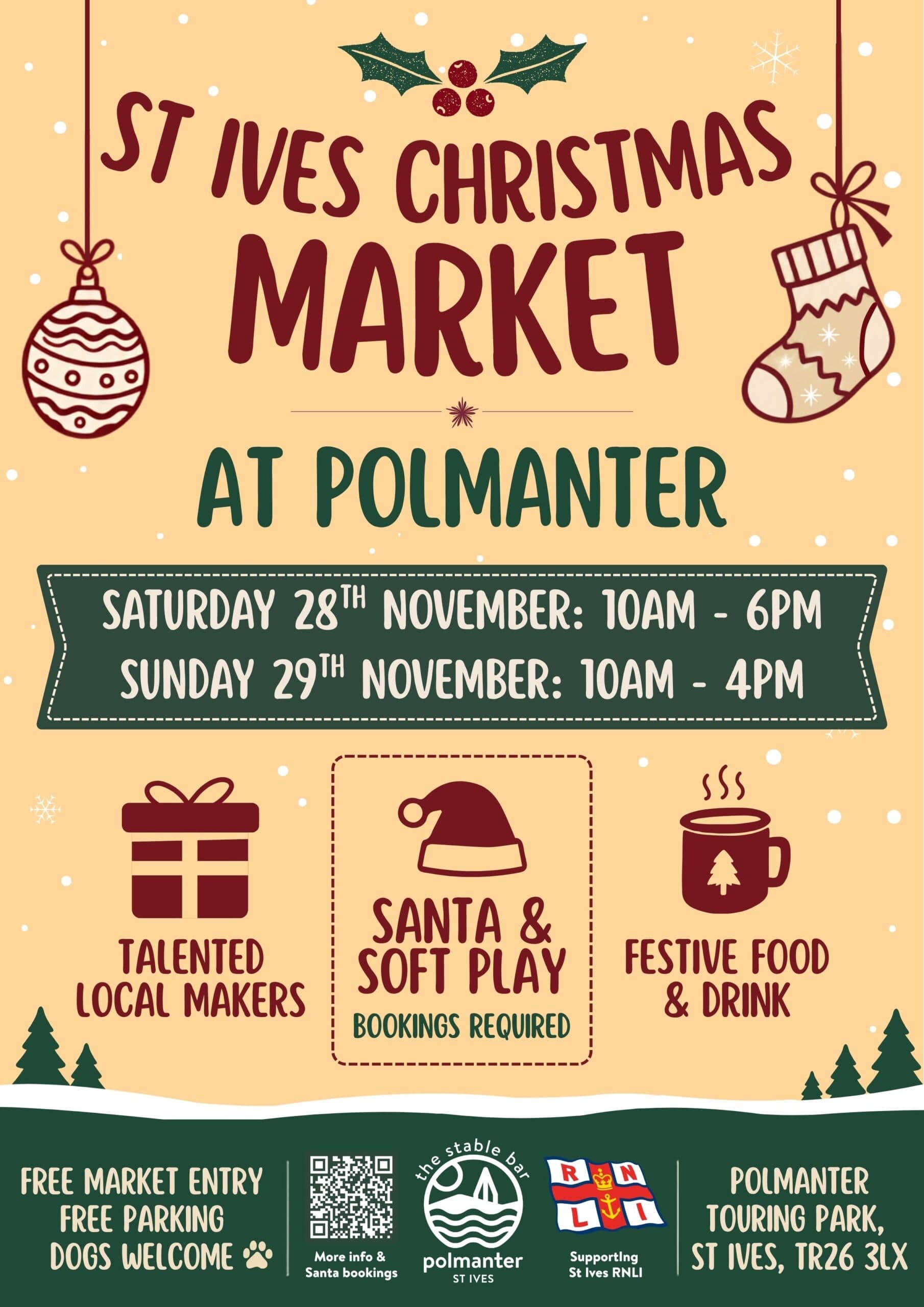 St Ives Christmas Market at Polmanter