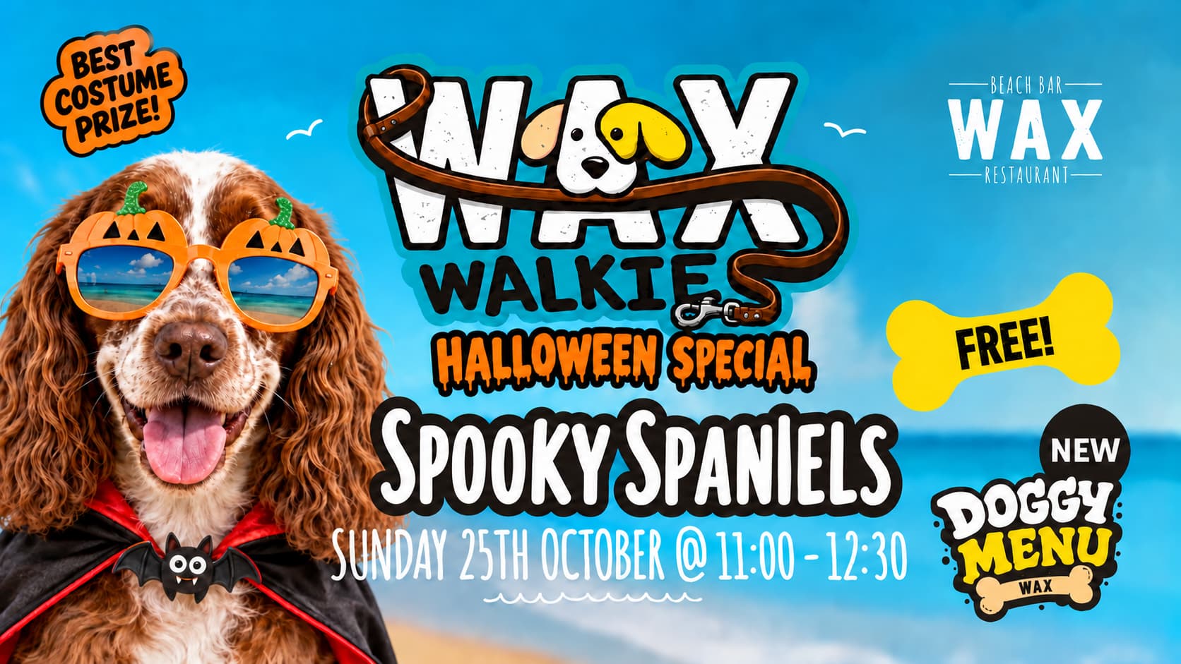 WAX Walkies – Spooky Spaniels